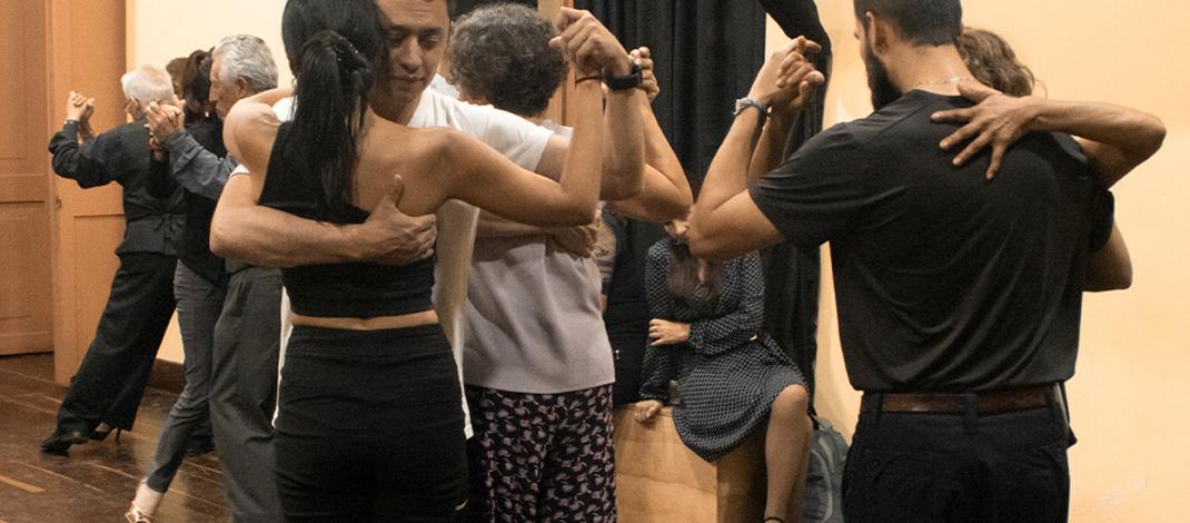 Artistas de tango en La Casona