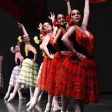 Bailarinas de ballet bailando