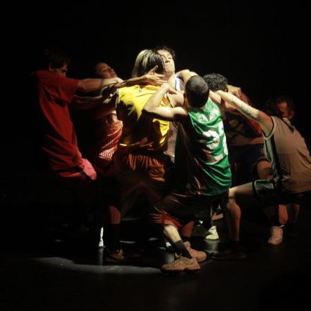 bailarines en escena
