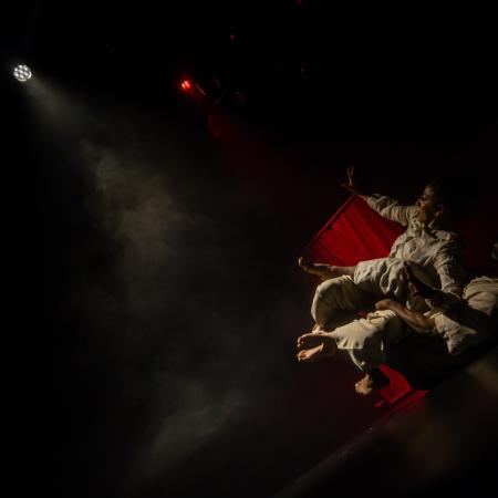 bailarines en escena