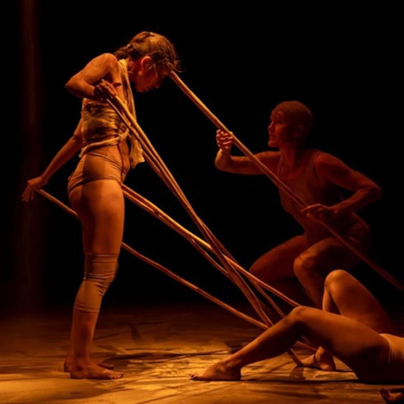 bailarines en escena